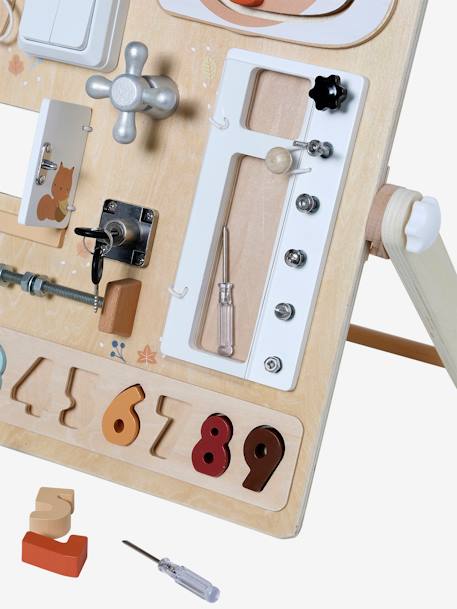 Planche d'apprentissage multi activités en bois FSC® bois 9 - vertbaudet enfant 