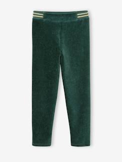 Legging fille velours   - vertbaudet enfant