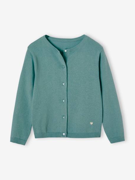 Gilet fille maille fine BASICS  - vertbaudet enfant
