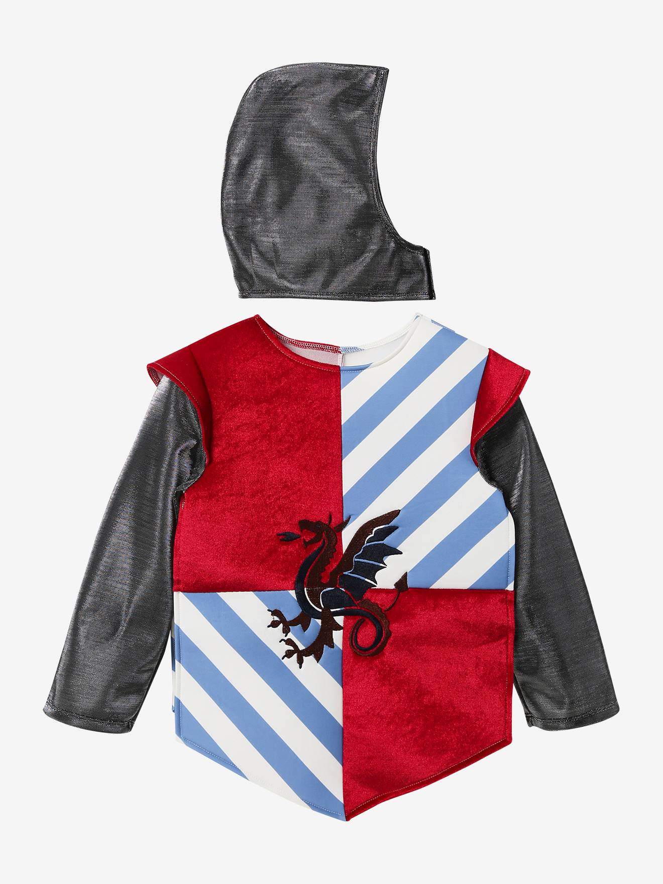 Déguisement de chevalier gris