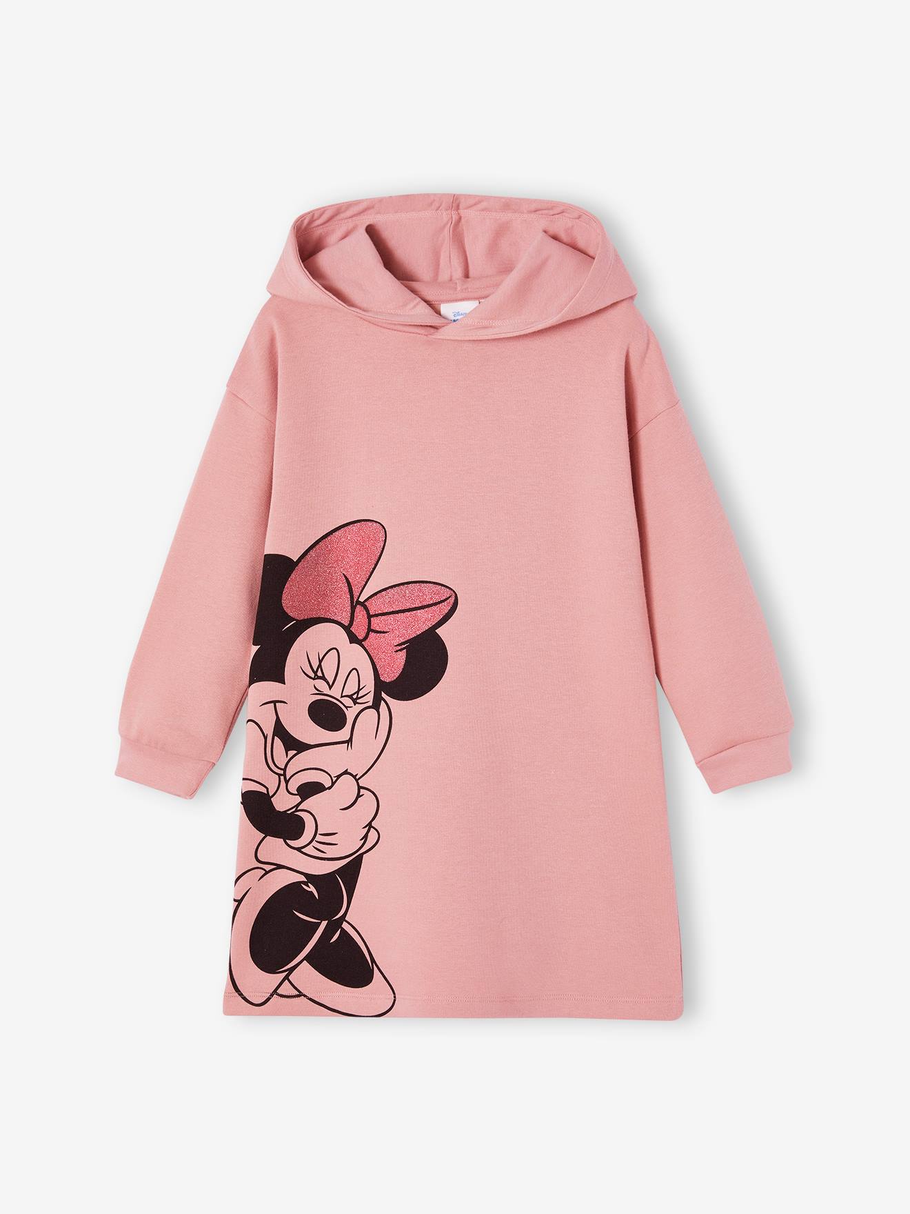 Robe sweat à capuche Disney® Minnie fille mauve
