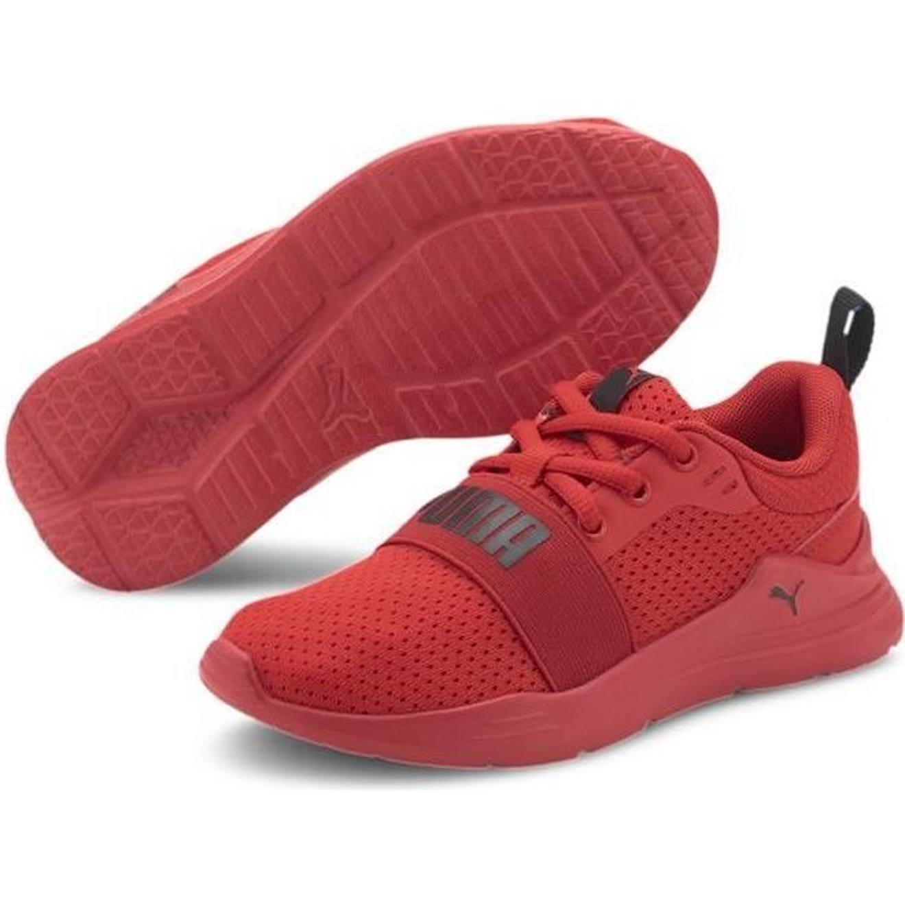 Puma rouge basket best sale