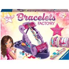 Jouet-Activités artistiques et musicales-Loisirs créatifs-Métier à tisser bracelets - Ravensburger - Loisir créatif enfant - Coffret Complet DIY - Dès 8 ans