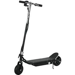 Jouet-Trottinette électrique 150 W pliable réglable enfant 4-14 ans 14 Km/h max. autonomie 8 Km max. noir