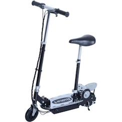 Jouet-Trottinette électrique pliable pour enfants - HOMCOM - 120 W - Noir - 8 km d'autonomie