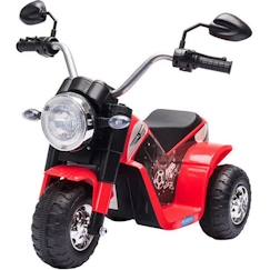 Jouet-Moto électrique enfant chopper tout-terrain 6V 20W avec effets lumineux et sonores - HOMCOM