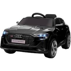 Jouet-Jeux de plein air-Voiture électrique enfant e-tron Sportback S line 12 V noir