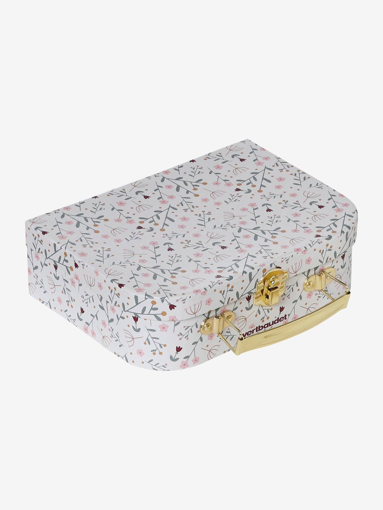 Doudou lange souris personnalisable avec mallette rose (Vertbaudet) - Image 2