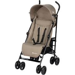 Puériculture-BEBECONFORT RAINBOW Poussette Canne 2ème âge, légère, pliage facile, multipositions, 6 mois à 4 ans, jusqu'à 22 kg mineral Beige