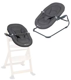 Puériculture-BEBECONFORT Timba baby, Transat bébé, compatible pour chaise haute Timba , de la naissance jusqu'à 6 mois, Mineral Graphite