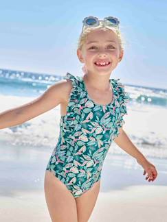 -Maillot de bain 1 pièce imprimé tropical fille