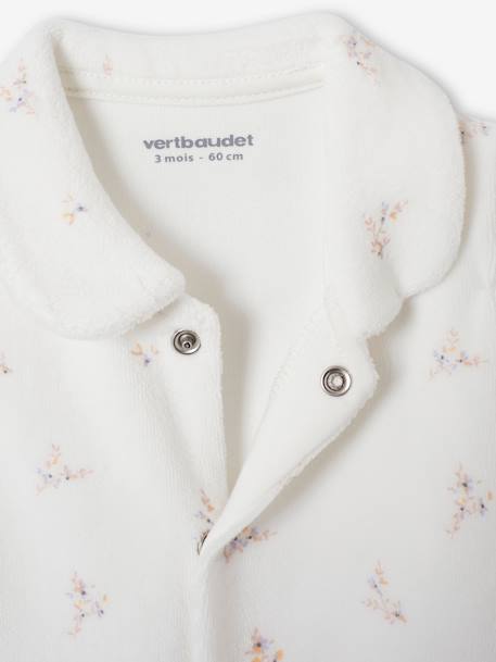 Dors-bien Bébé Lot De 3 VERTBAUDET - Velours Doux Ouverture Naissance - Taille 6M Grenouillere Bebe