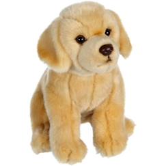 Jouet-Peluche Chien Labrador Beige - GIPSY TOYS - Assis, 25 cm