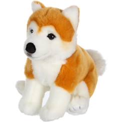 Jouet-Peluche Chien Shiba - GIPSY TOYS - Assis, 25 cm