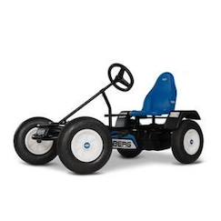 Jouet-Jeux de plein air-Kart à pédales - BERG TOYS - Extra BFR - Bleu et Noir - Essieu oscillant - Pour enfants de 5 ans et plus