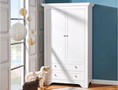 Chambre et rangement-Armoire Occitane 2 portes - Blanc