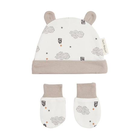 Bébé-Bonnet + moufles anti-griffures bébé mixte Joy