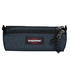 -Trousse - Eastpak - Double Benchmark - Denim - 2 Compartiments - 100% Végane