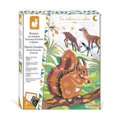 Jouet-Kit créatif enfant - Peinture par Numéro Animaux de la Forêt - JANOD