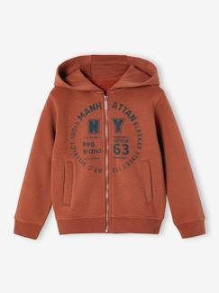 -Sweat zippé à capuche sport garçon