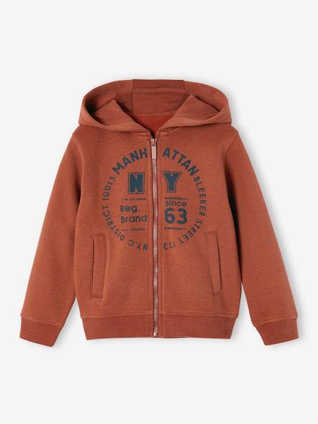 Garçon-Sweat zippé à capuche sport garçon