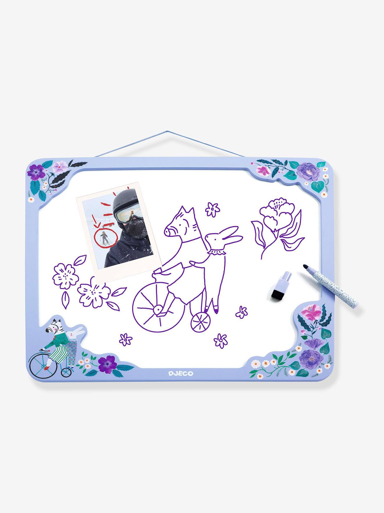 Tableau magnétique Tablo zèbre - DJECO multicolore