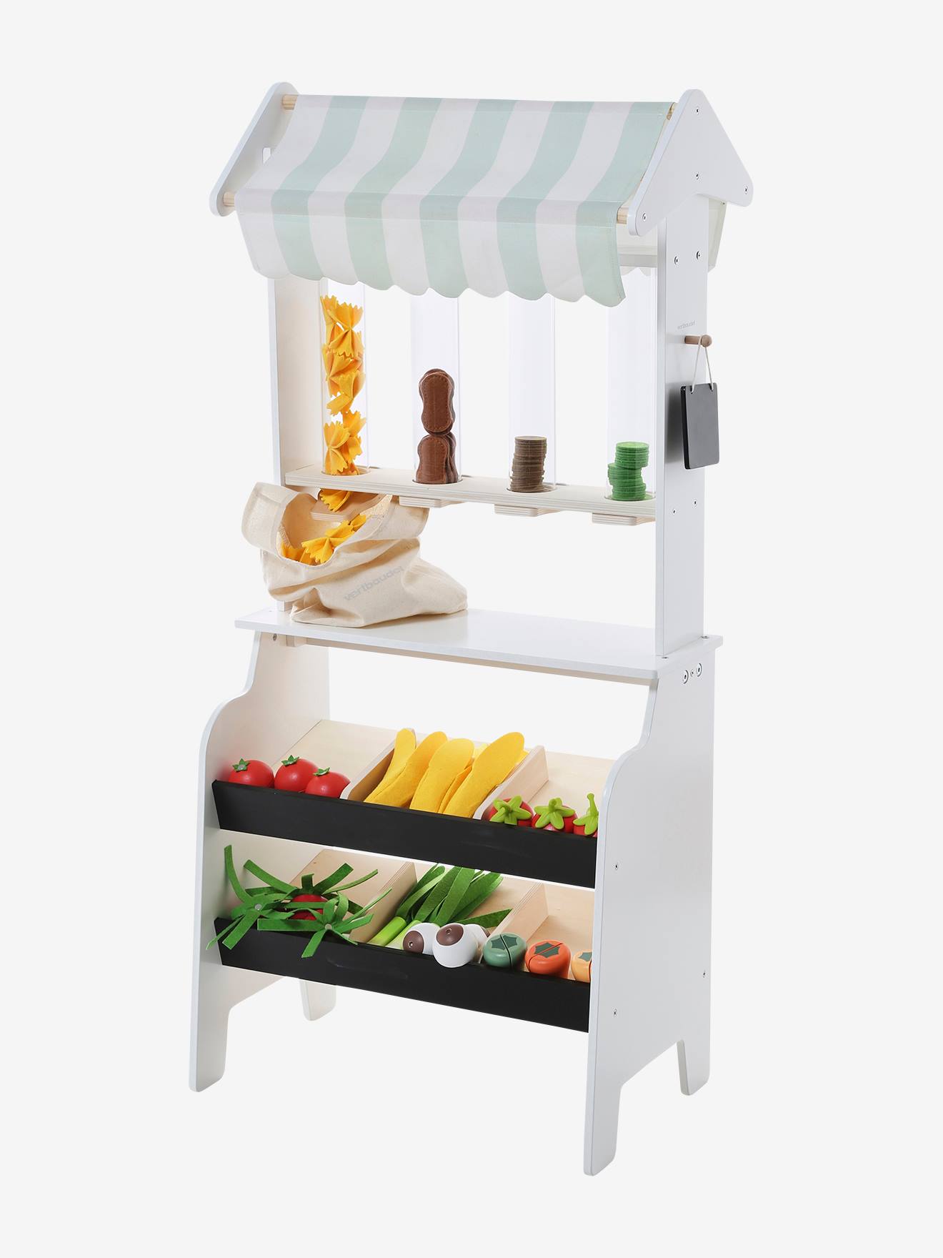 Marchande fruits et légumes en bois FSC® beige (Vertbaudet) - Image 2