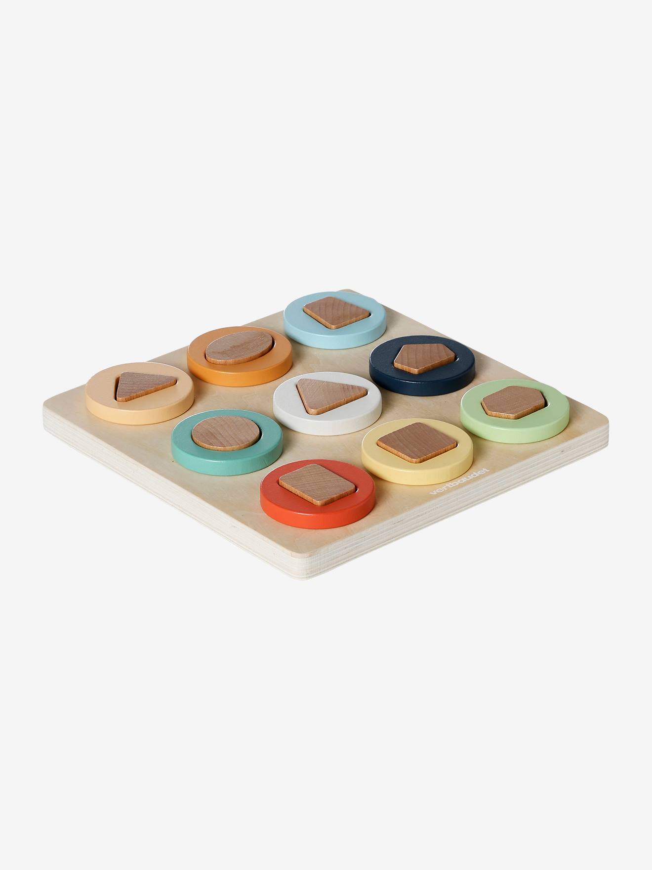Puzzle des formes 2 en 1en bois FSC® bois (Vertbaudet) - Image 2