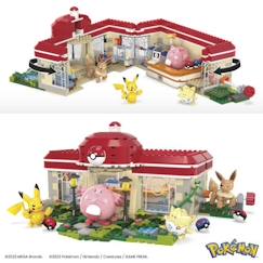 Jouet-MEGA Pokémon-Centre Pokémon de la Forêt-Jouet à construire (648 pcs) HNT93