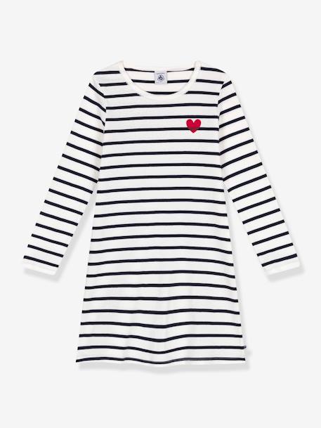 Fille-Pyjama, surpyjama-Chemise de nuit rayée PETIT BATEAU