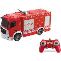 Jouet-Véhicule radiocommandé Mercedes Antos Camion pompiers 1:26ème avec effets lumineux