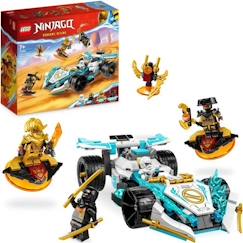 Jouet-LEGO® NINJAGO 71791 La Voiture de Course Spinjitzu : le Pouvoir du Dragon de Zane, Jouet Enfants 7 Ans