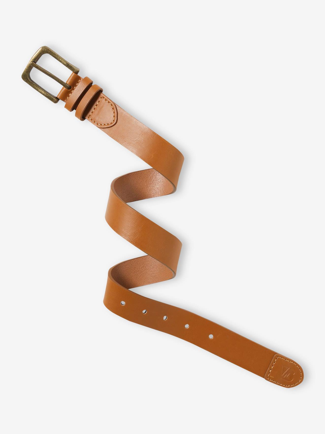 Ceinture classique garçon brun