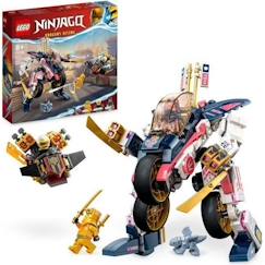 Jouet-LEGO® NINJAGO 71792 Le Robot Bolide Transformable de Sora, Jouet de Ninja pour Enfants 8 Ans