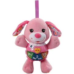 Jouet-Jouet Peluche - Vtech- Chant'toutou 502355 Rose