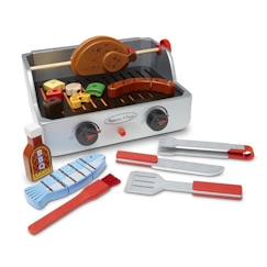 Jouet-Jouet de cuisine - MELISSA & DOUG - Rôtisserie et Grill Barbecue - Bois - 24 pièces