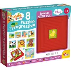 Jouet-Puzzles progressifs Carotina Baby les Bébés Animaux avec support auto-correctif - LISCIANI