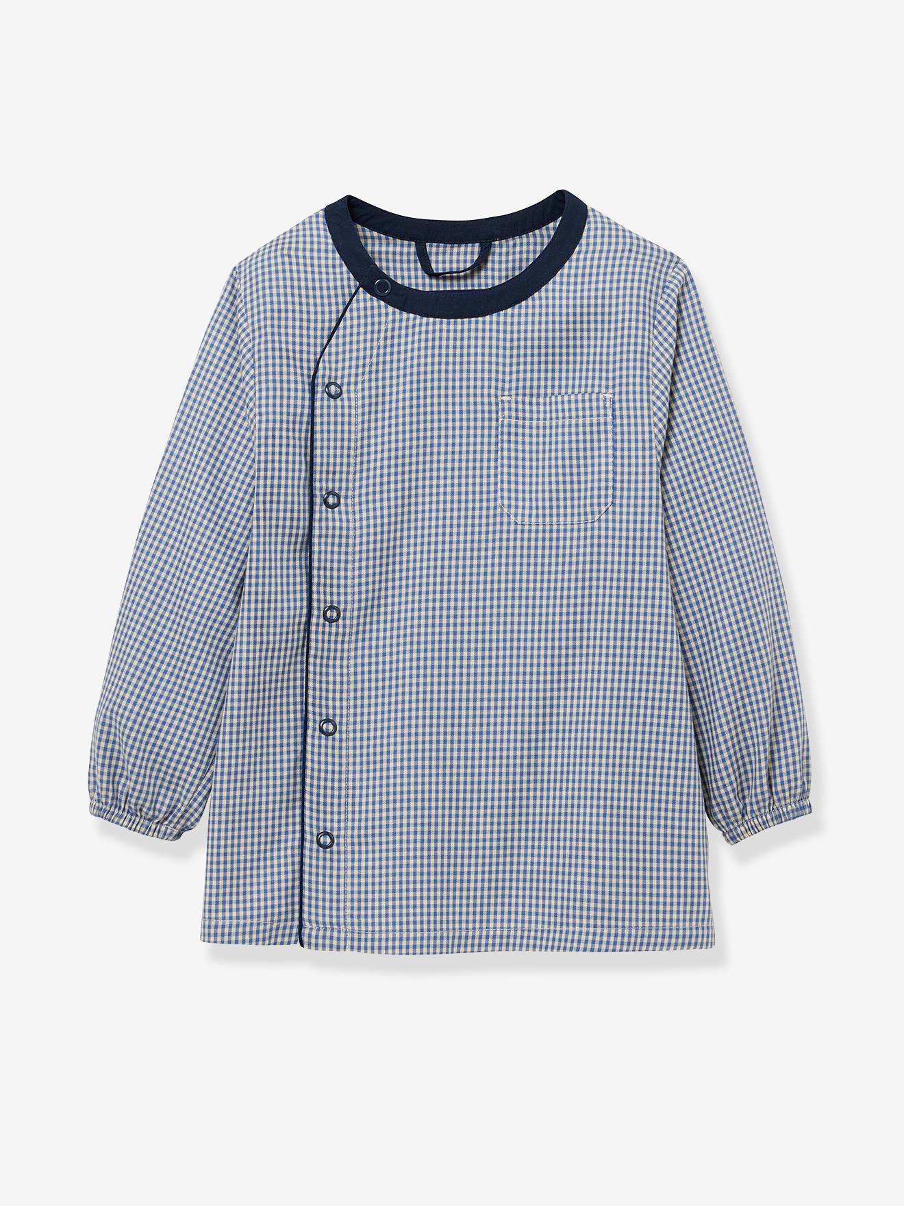Tablier Garon Vichy Bleu 25€