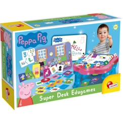 Jouet-Bureau d'activités Peppa Pig Super Desk - LISCIANI GIOCHI - 10 jeux éducatifs