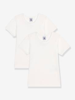 -Lot 2 t-shirts manches courtes PETIT BATEAU