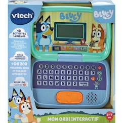 Jouet-VTECH BLUEY - MON ORDI INTERACTIF