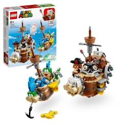 Jouet-LEGO® Super Mario 71427 Ensemble d'Extension Forteresses Volantes de Larry et Morton, Jouet avec Personnages