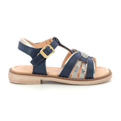 -Sandales - Aster - Tawina - Cuir - Boucle - Marine