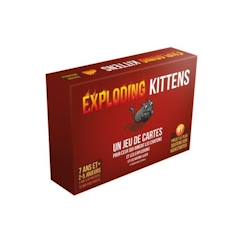 Jouet-Jeu de société - ASMODEE - Exploding Kittens : Le Jeu de Base (Edition 2022) - 2 à 5 Joueurs - 15 Min