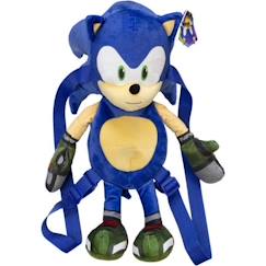 Jouet-PELUCHE SAC À DOS - SONIC