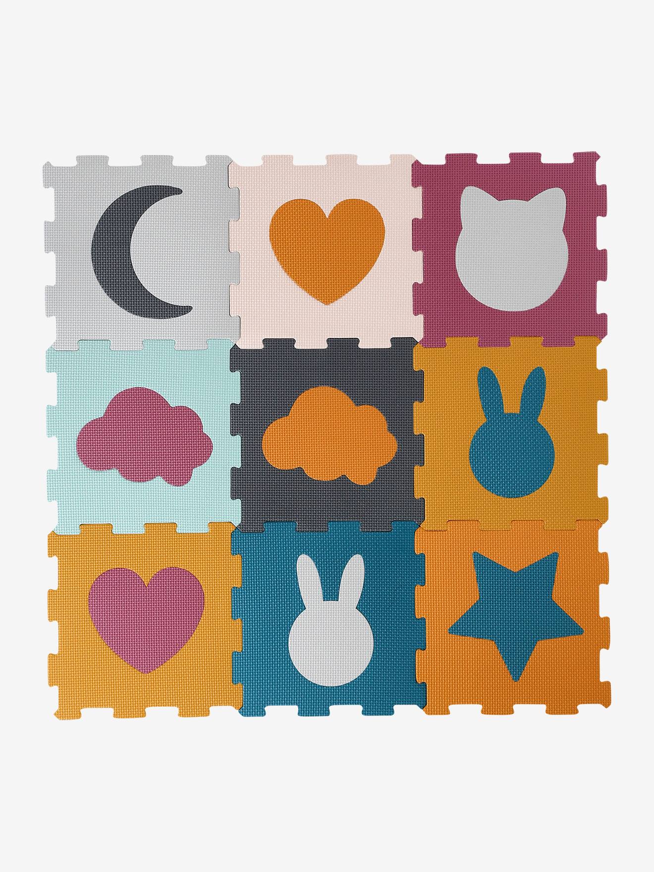 Vertbaudet - Tapis 9 dalles en mousse multicolore