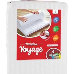 Chambre et rangement-Literie-Matelas-Matelas de Voyage pour Bébé - Babysom - 60x120 cm - Roulé - Épaisseur 5 cm - Déhoussable