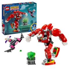 Jouet-LEGO® 76996 Sonic Le Hedgehog Le Robot Gardien de Knuckles, Figurines de Jeu Vidéo Knuckles et Rouge avec le Maître Emeraude