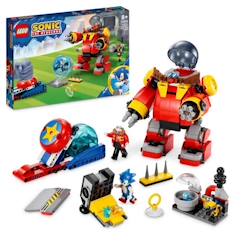 Jouet-LEGO® Sonic the Hedgehog 76993 Sonic contre le Death Egg Robot du Dr. Eggman, Jouet pour Enfants, avec 6 Personnages