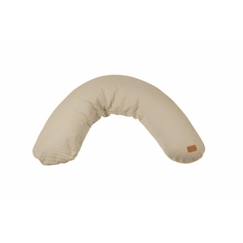 Puériculture-BEABA, Coussin de grossesse et d'allaitement Big Flopsy™, Fleur de coton®, Lin, 170 cm